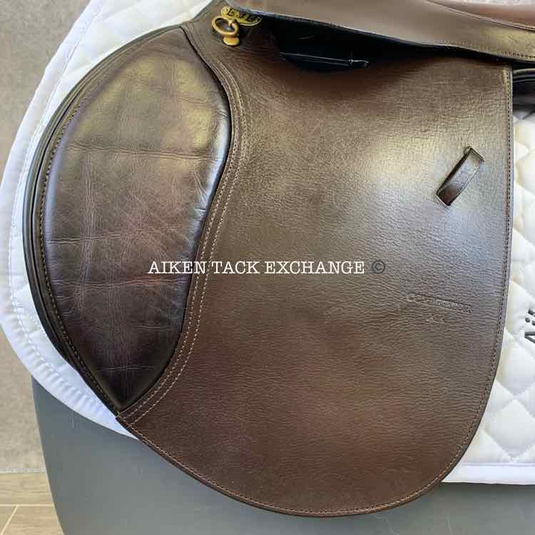 CJD Trophy Competitor XK Close Contact Jump Saddle, 17" Seat, Medium Tree, Foam Panels
