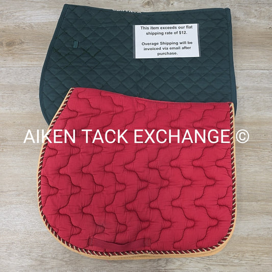 BARGAIN BUNDLE: Centaur & B.T. Crump All Purpose Saddle Pads
