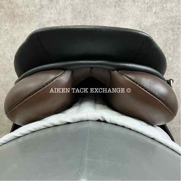 Courbette Lemetex Aristokrat Jump Saddle, 17" Seat, Medium Wide Tree, Wool Flocked Panels