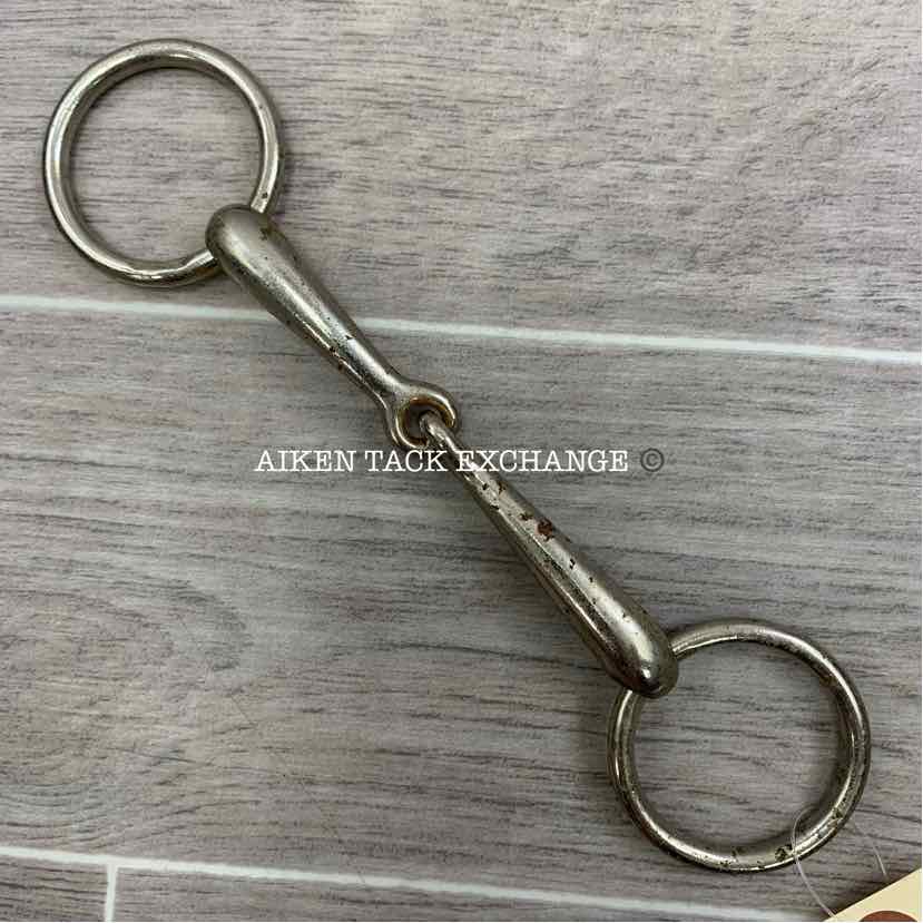Single Joint Plated Bradoon Bit 4.75"