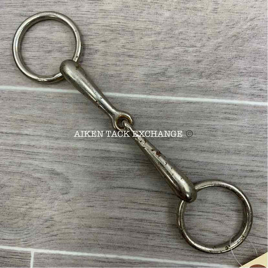 Single Joint Plated Bradoon Bit 4.75"