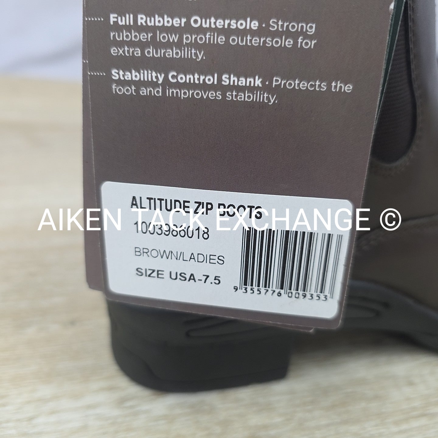 Dublin Altitude Zip Paddock Boots, Brand New, Brown, Women's 7.5