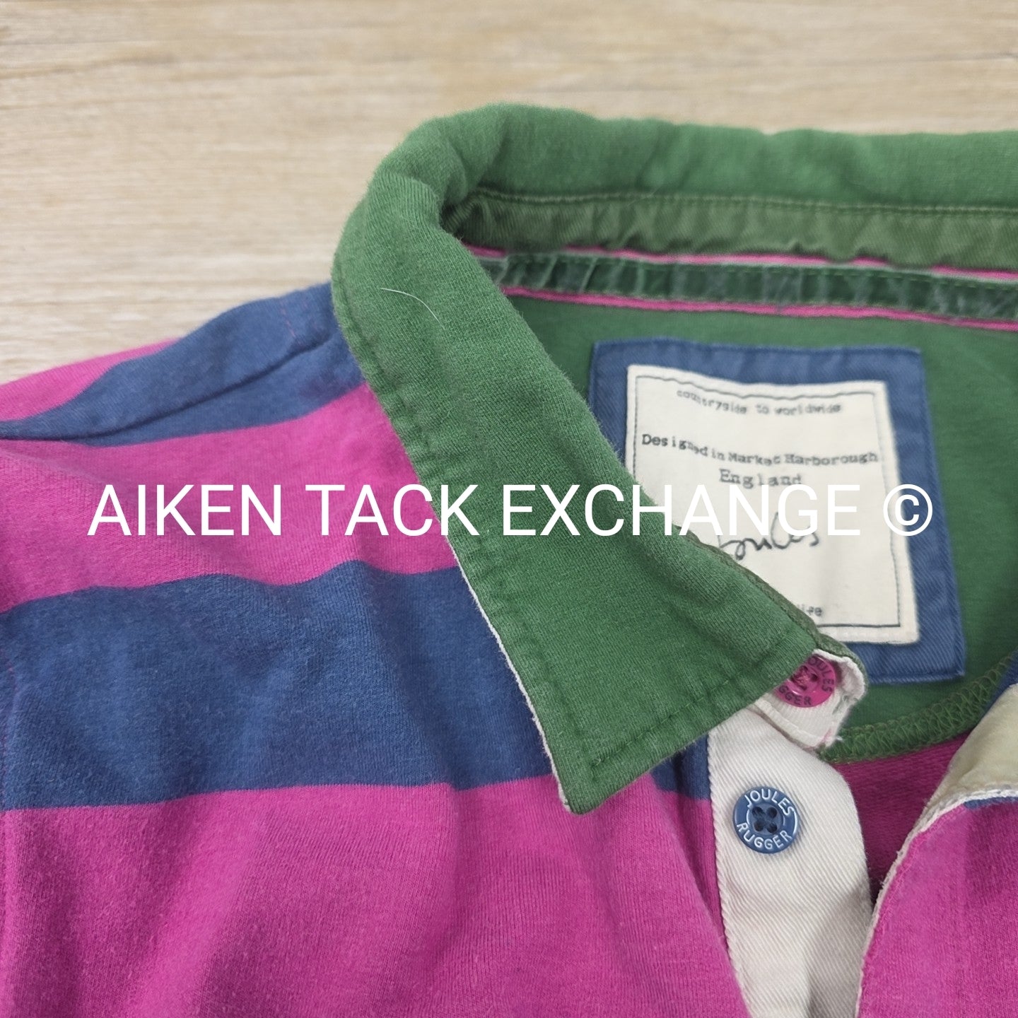 Joules Long Sleeve Polo Shirt, Women's Large