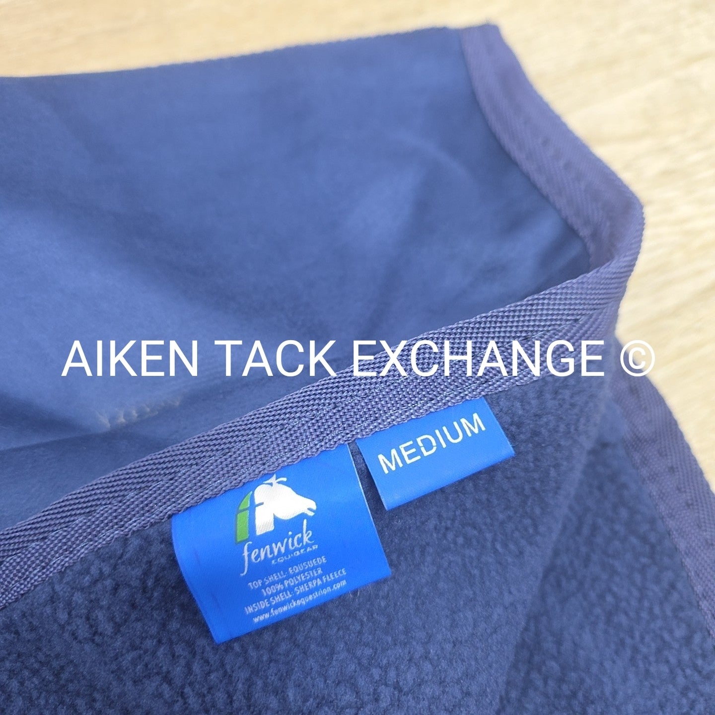 Fenwick Equestrian EquSuede Quarter Sheet, Blue, Size Medium