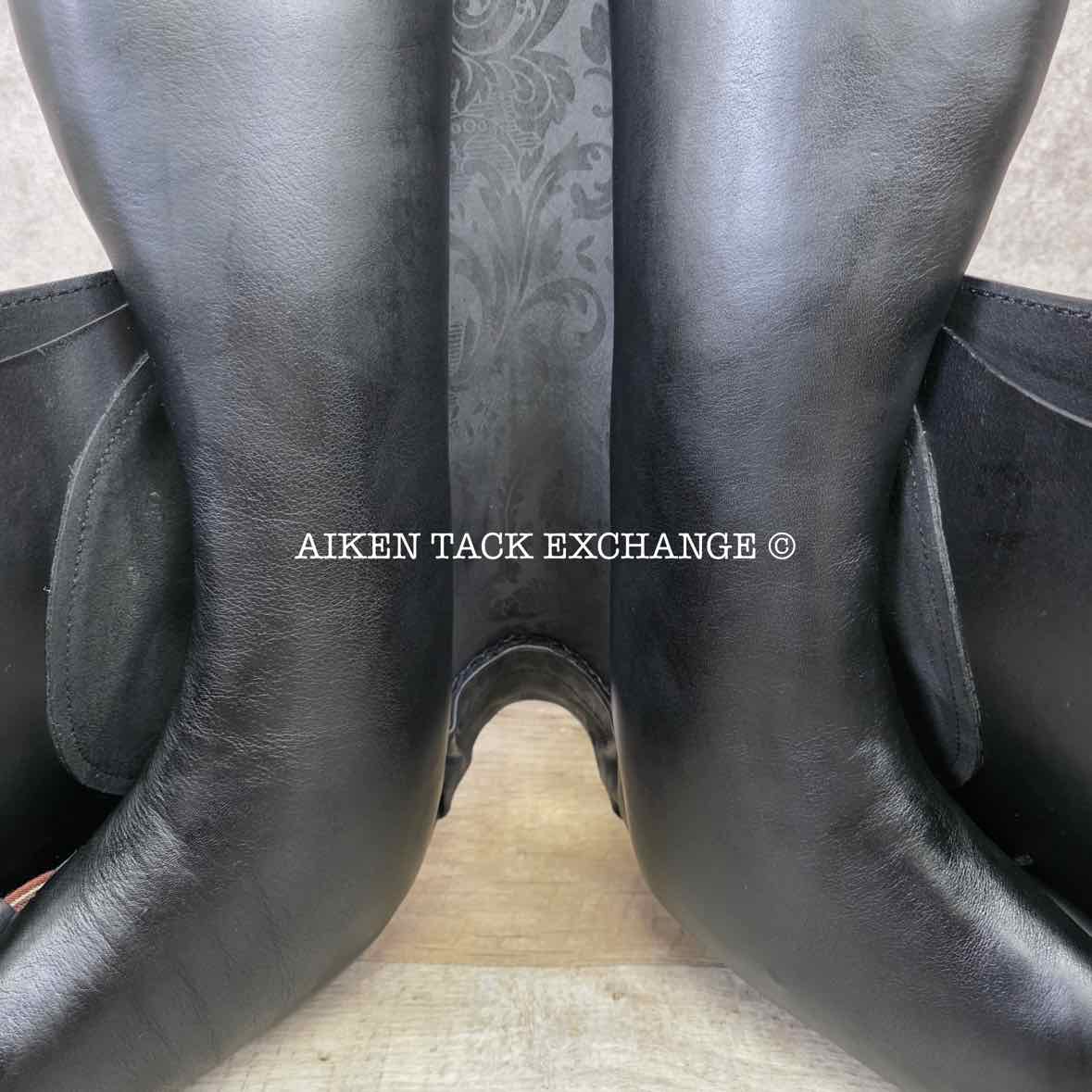 2017 Prestige X-D2 K Zero Monoflap Dressage Saddle, 18" Seat - Short Flap, Medium Tree, Wool Flocked Panels