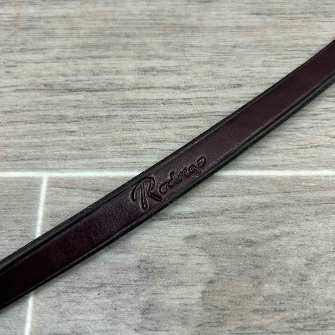 Rodrigo Raised Fancy Stitched Standing Martingale, Brown, Size Full