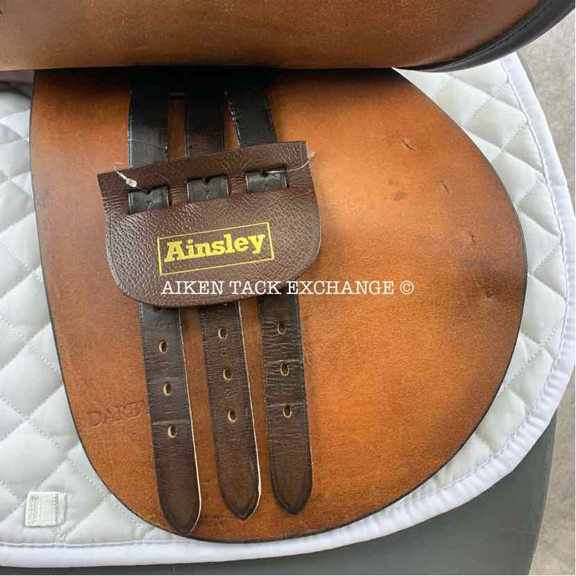 Ainsley Darby Close Contact Saddle, 17" Seat, Medium Tree, Foam Panels