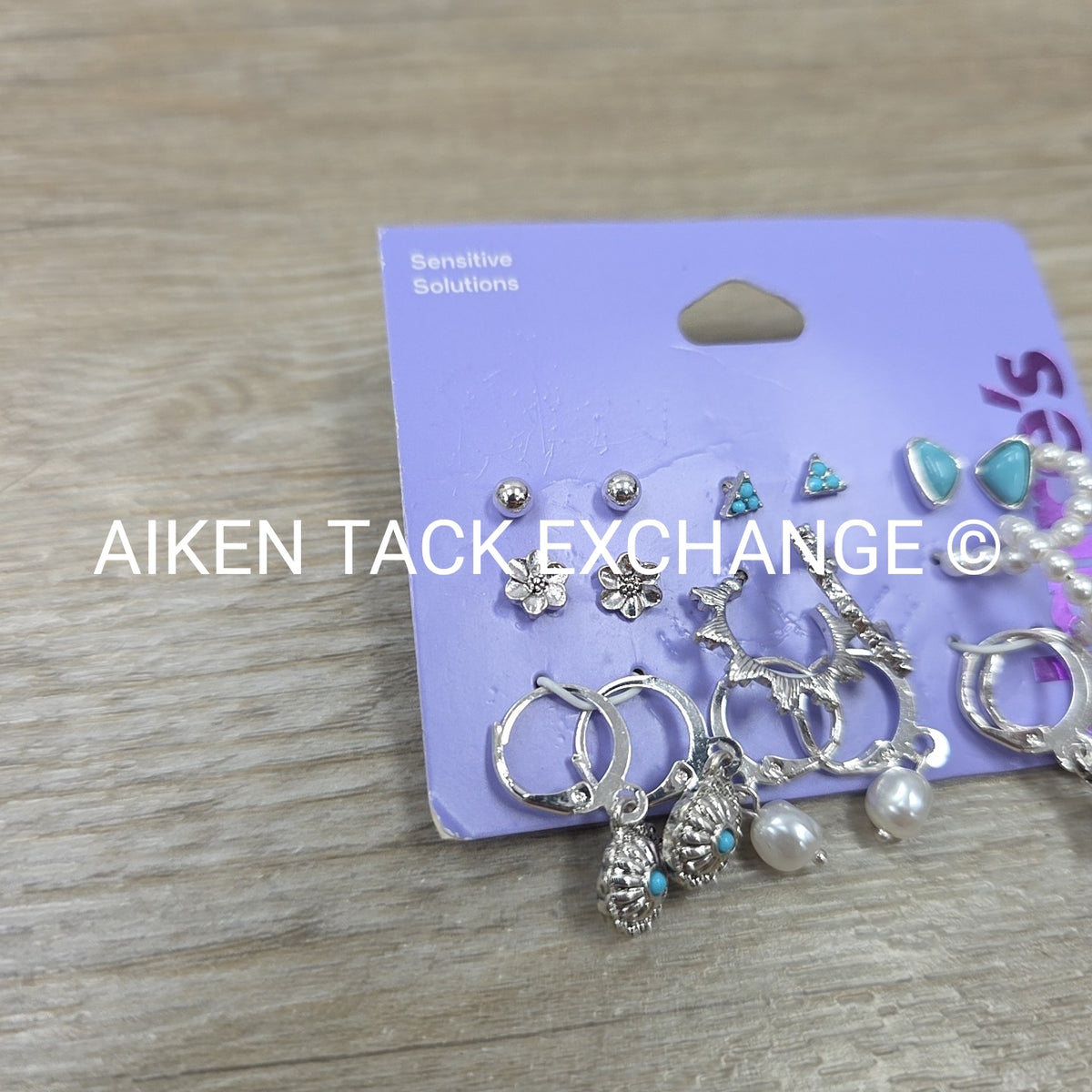 Turquoise Earring Set - 9 Pairs Total