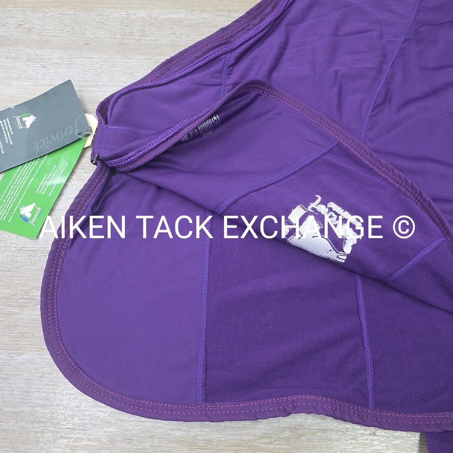 Fenwick Equestrian Therapeutic Bamboo Cooler, Purple, 62"