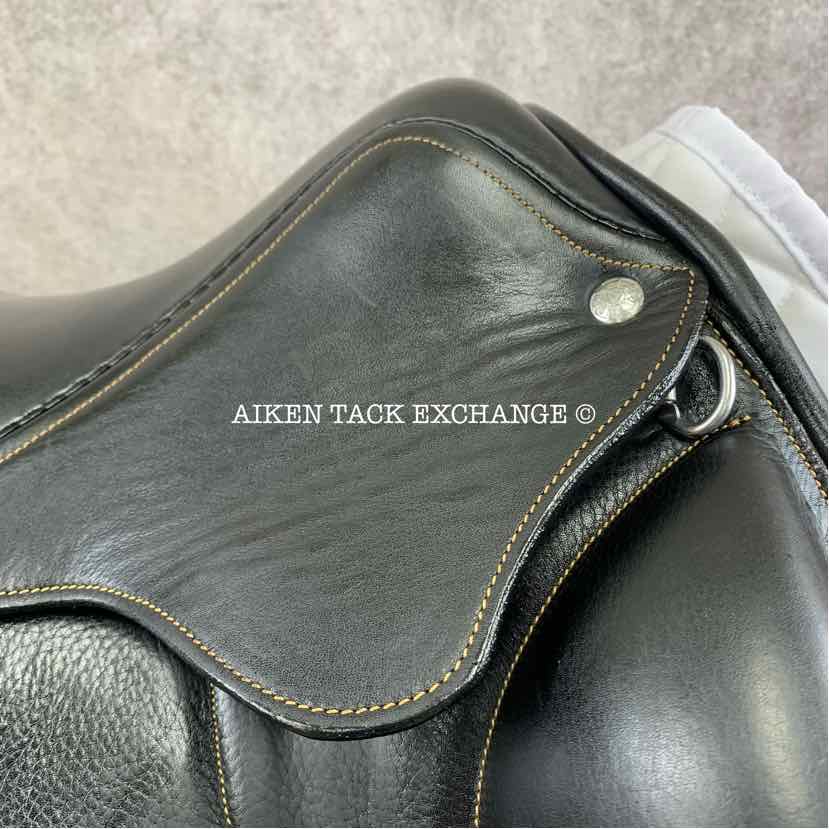 **SOLD** 2015 GMD Germida Ratomka Piaffe Monoflap Dressage Saddle, 16.5" Seat, Wide Tree, Foam Panels