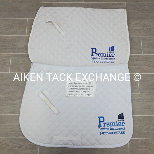 BARGAIN BUNDLE: 2 Dover Saddlery All Purpose Saddle Pads, Has Custom Embroidery
