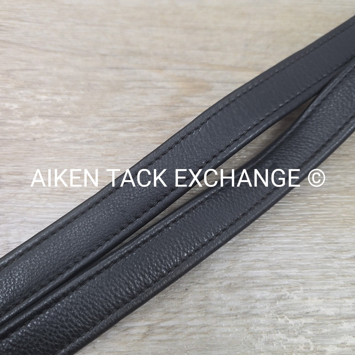 KL Select Black Oak Calf Lined Stirrup Leathers, Black, 54"