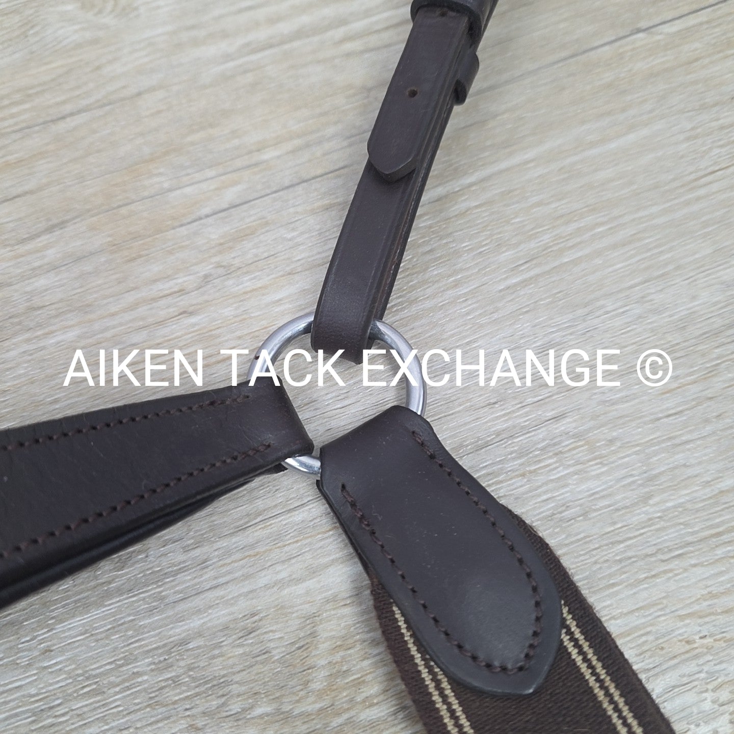 Shires Avignon 5 Point Breastplate with Running Attachment, Brown, Size Full