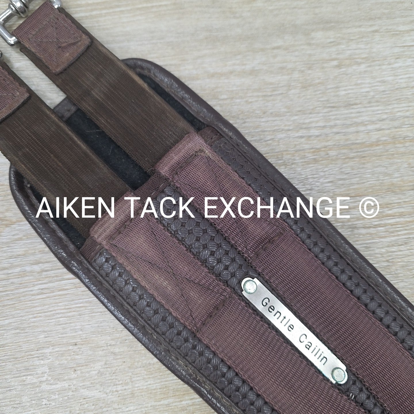 Chafeless Girth with Double Elastic, Brown, 44" (Has Nameplate)