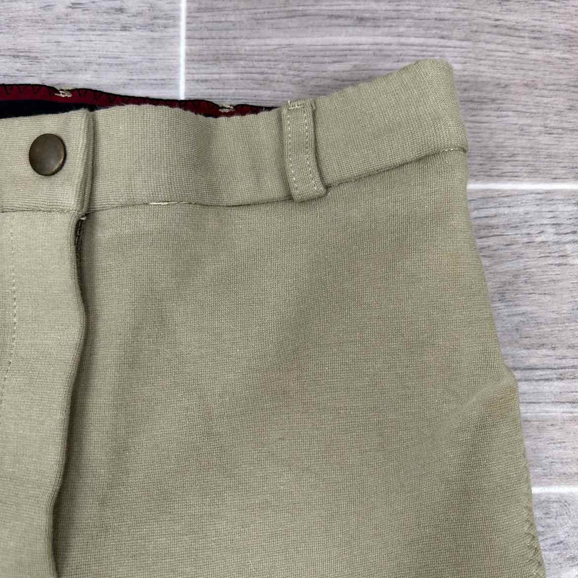 Ovation Women's Knee Patch Breeches, Tan, Size 26 R, Brand New