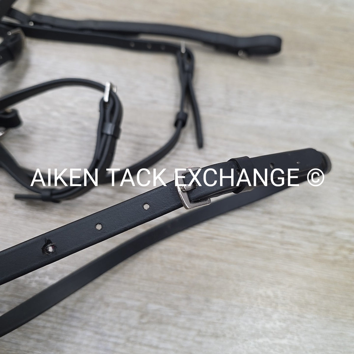 Tekna Synthetic Figure 8 Bridle, No Reins, Black, Size Full