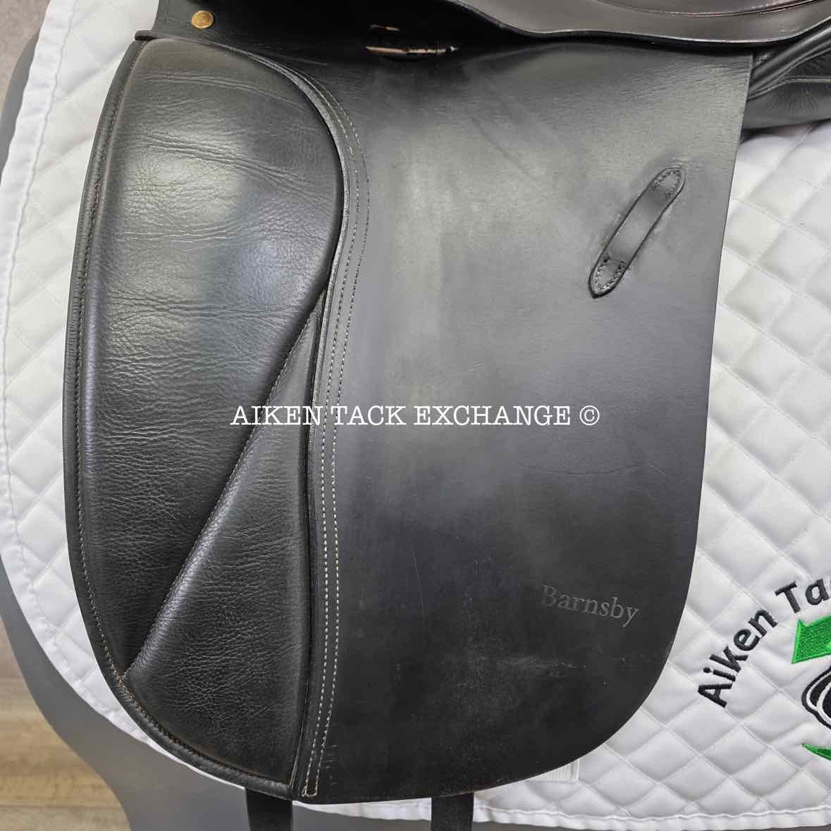 Cliff Barnsby Luxus Dressage Saddle, 17.5" Seat, Medium Tree, Wool Flocked Panels