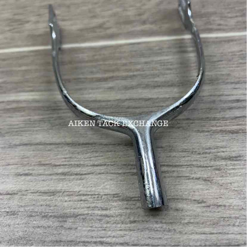 Herm Sprenger Plated Metal Spurs - 1 1/4" / 30mm Beveled Neck