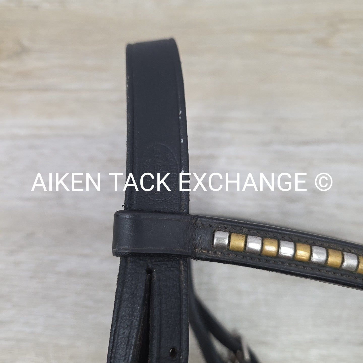 Bobby's English Tack Bridle, No Reins, Black, Size Pony