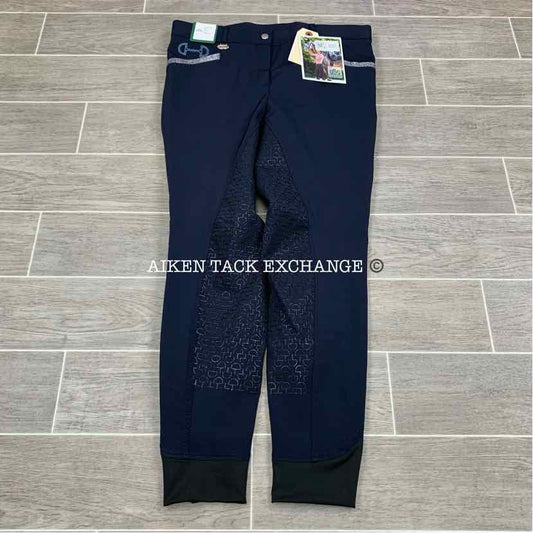 KL Select USG "Meghan" Silicone Full Seat Breeches, Size 30