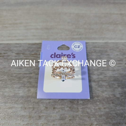 Claire's Stackable Rings - Size 8