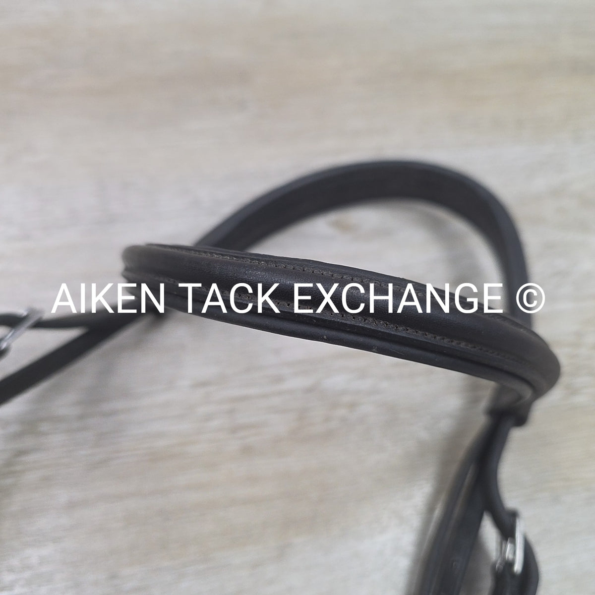 Avalon Plain Raised Bridle, No Noseband, No Reins, Brown, Size X-Full