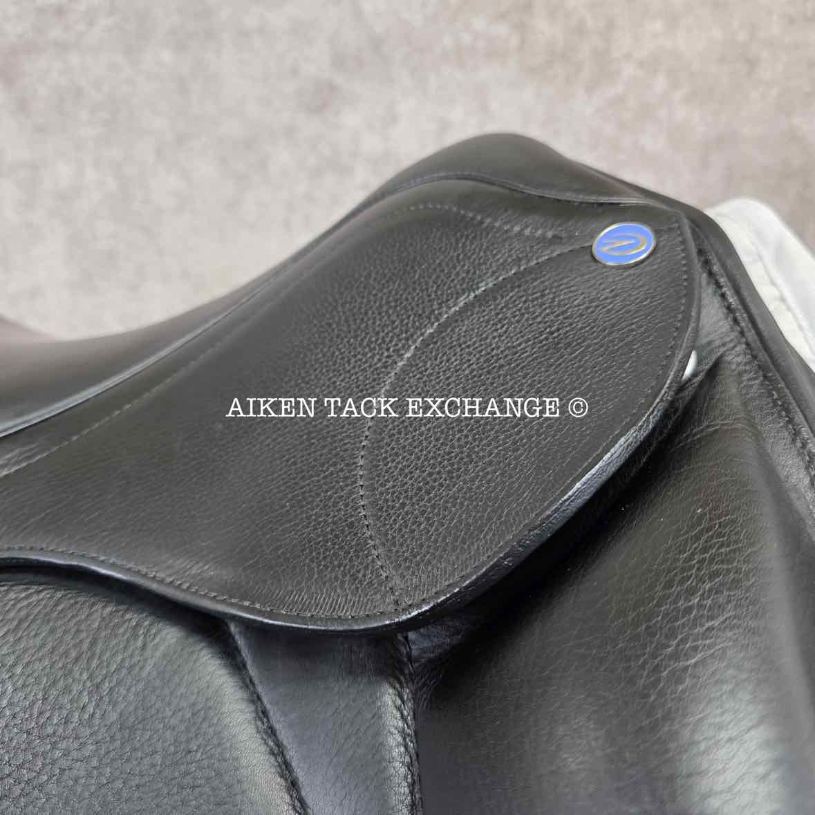 2023 Dynamic Equilibrium Monoflap Dressage Saddle, 18" Seat, Dynamic Polymer Tree, Foam Panels