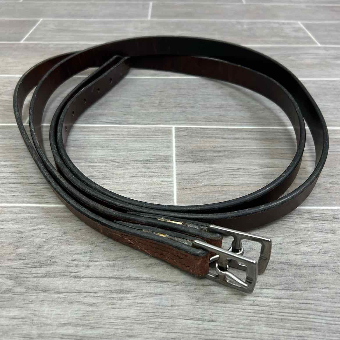 English Stirrup Leathers, Made in England, Brown, 54"