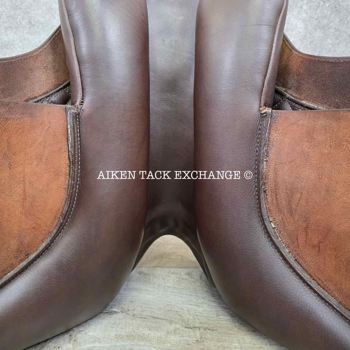 DP 3220DL Bolero Deluxe Dressage Saddle, 18" Seat, Ultra-Flex Tree - Adjustable Gullet, Wool Flocked Panels