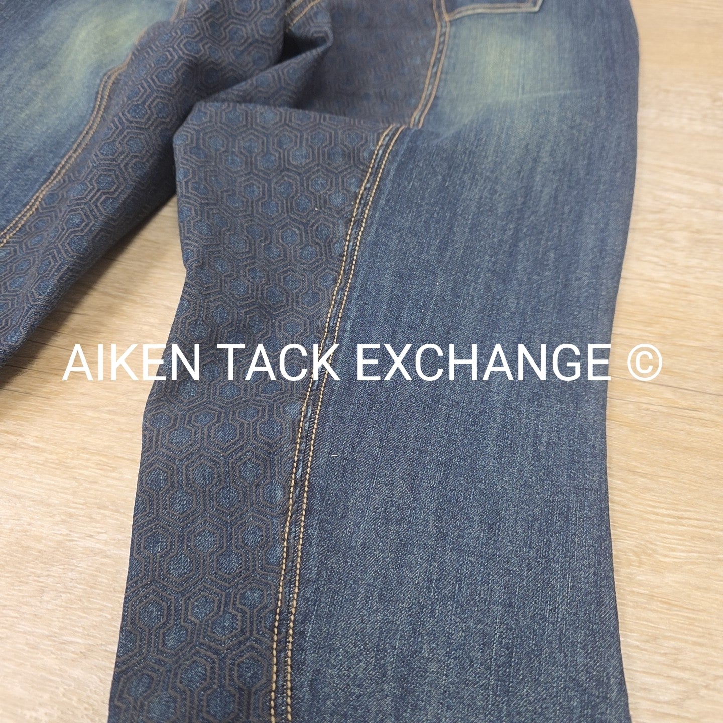 Ariat Halo Silicone Grip Full Seat Denim Breeches, Women's 28R