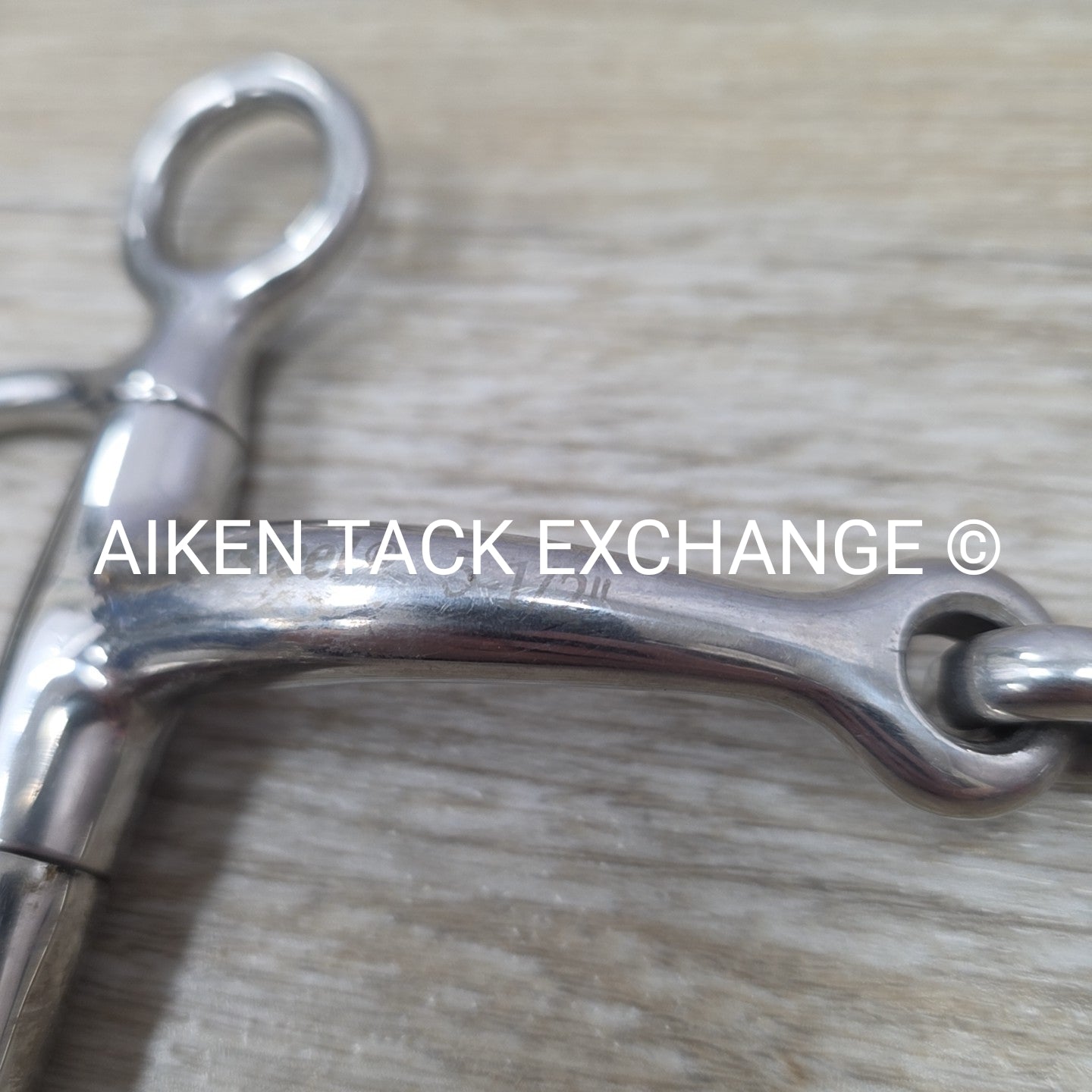 Korsteel Single Joint Pelham Bit 5.5" (Missing 1 Hook & Curb Chain)