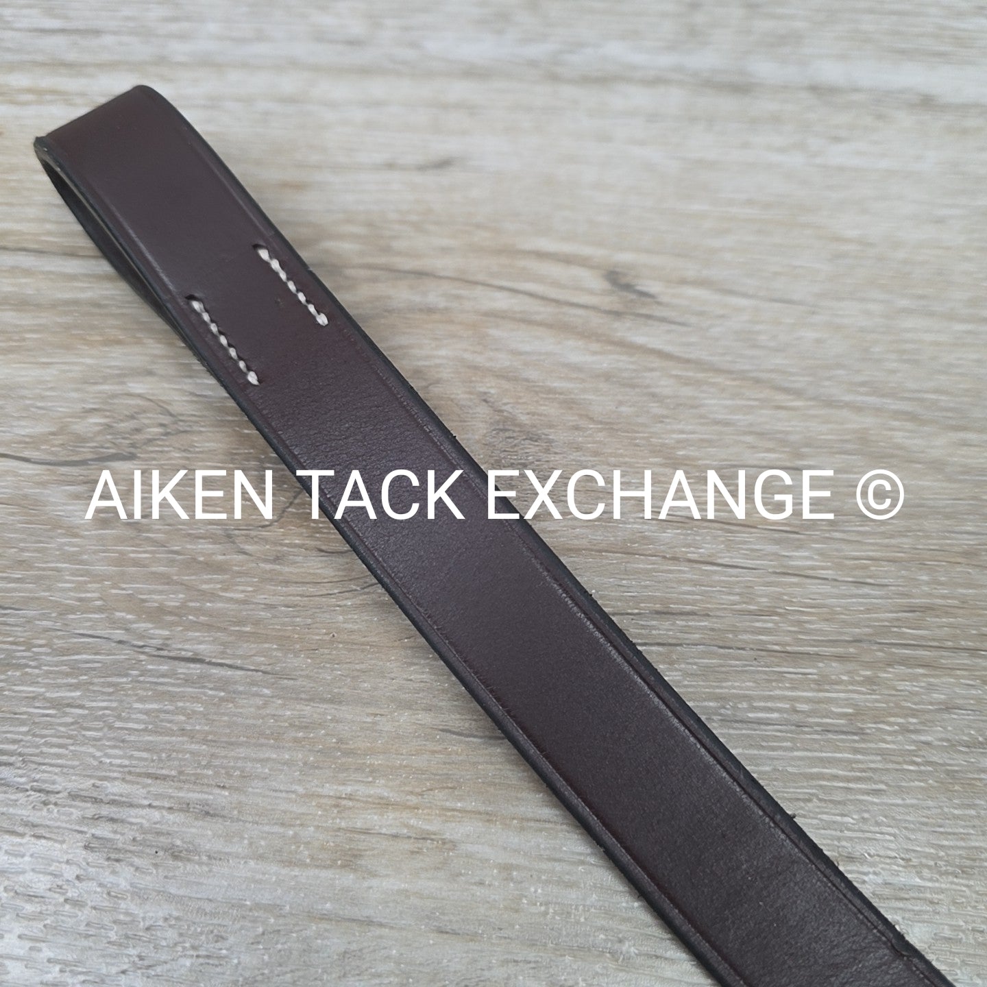 Flat Browband, Brown, 15"