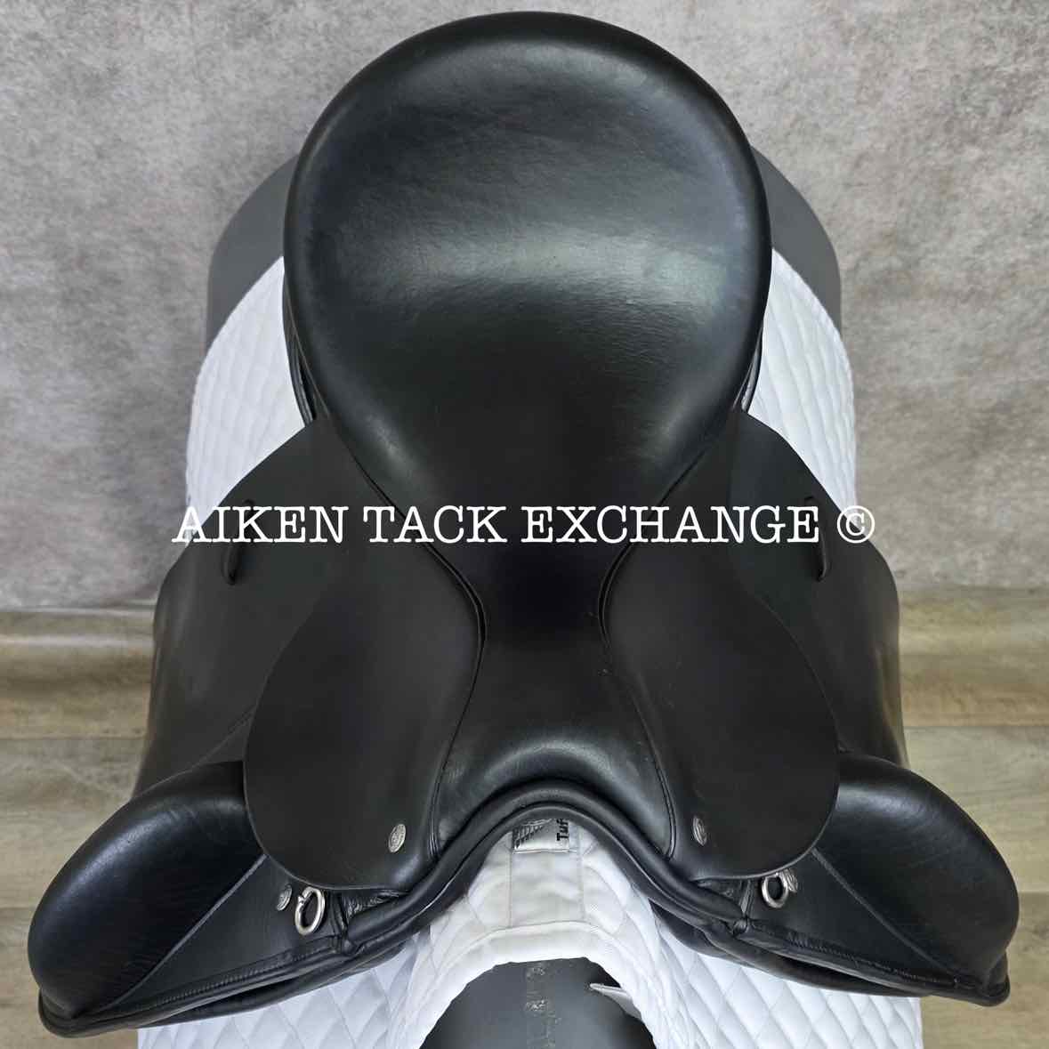 2013 Custom Saddlery Signature Wolfgang Solo Dressage Saddle, 16.5" Seat, Adjustable Tree, Wool Flocked Panels