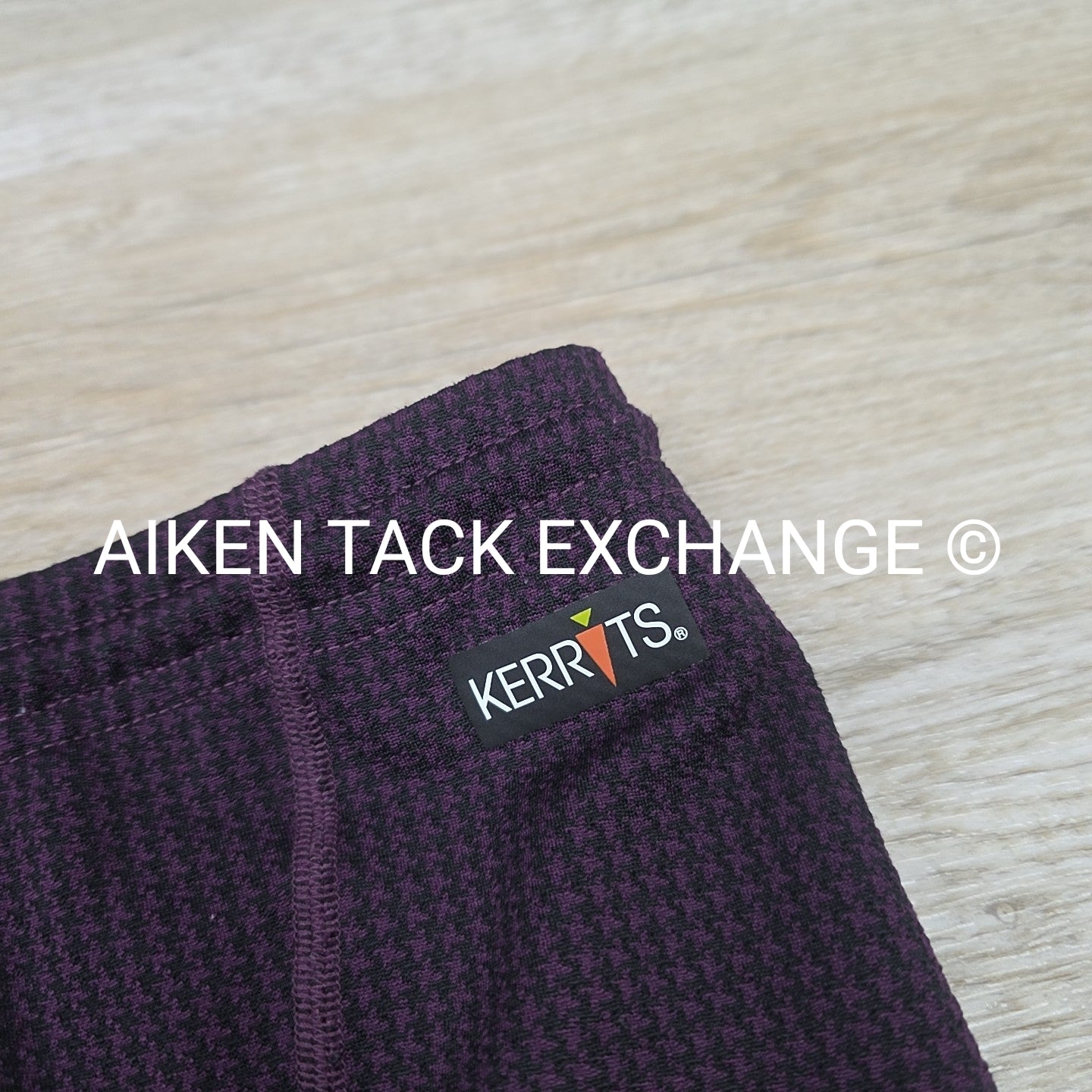 Kerrits Fleece Lined Winter Knee Patch Tights, Size Medium