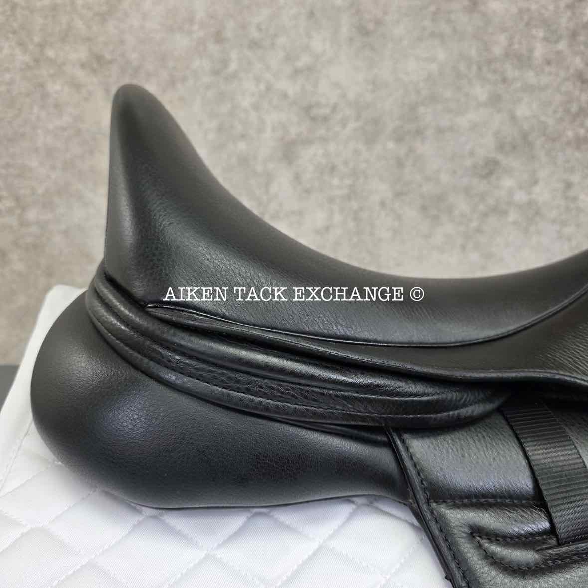 2023 Envy by Custom Saddlery Motion Monoflap Dressage Saddle, 18" Seat, Adjustable Tree, Wool Flocked Panels