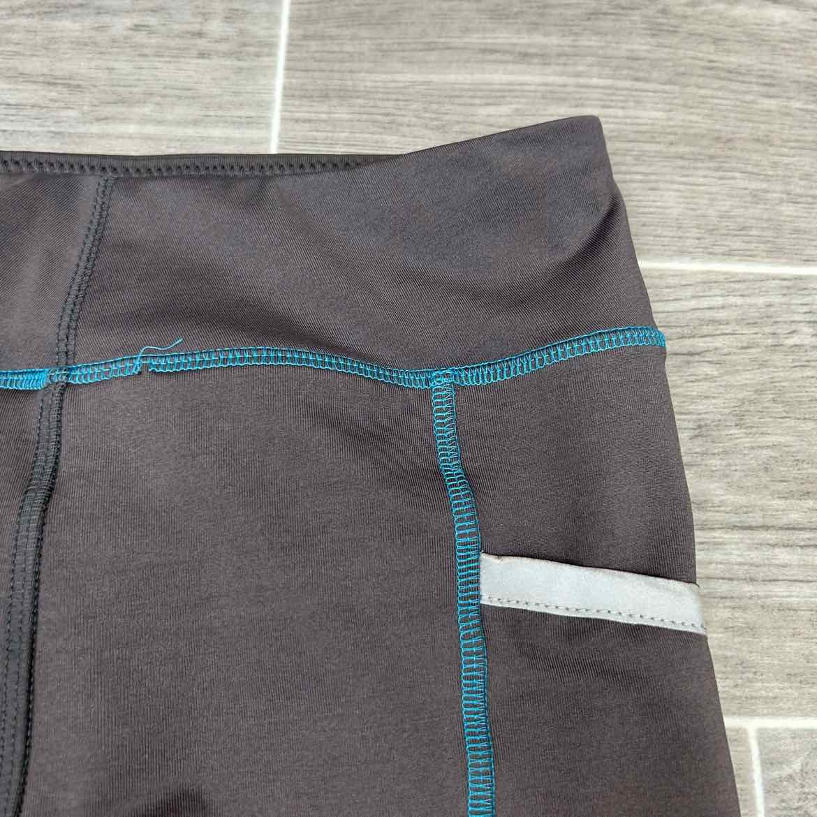 Dover Saddlery Silicone Grip Knee Patch Tights, Size Medium