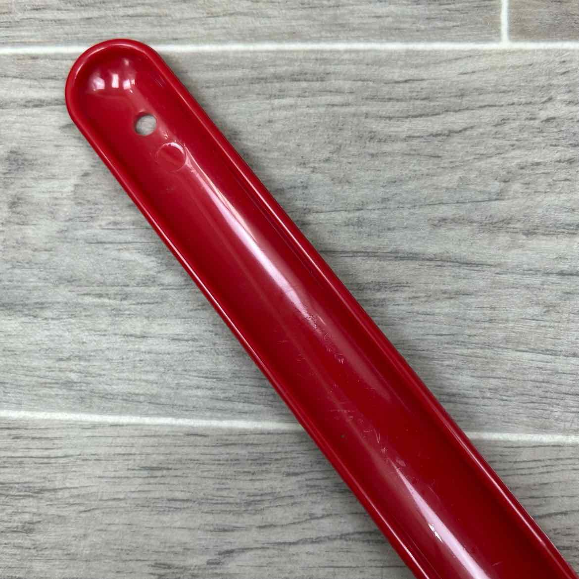 Equi-Essentials Curved Plastic Sweat Scraper, Red, Brand New