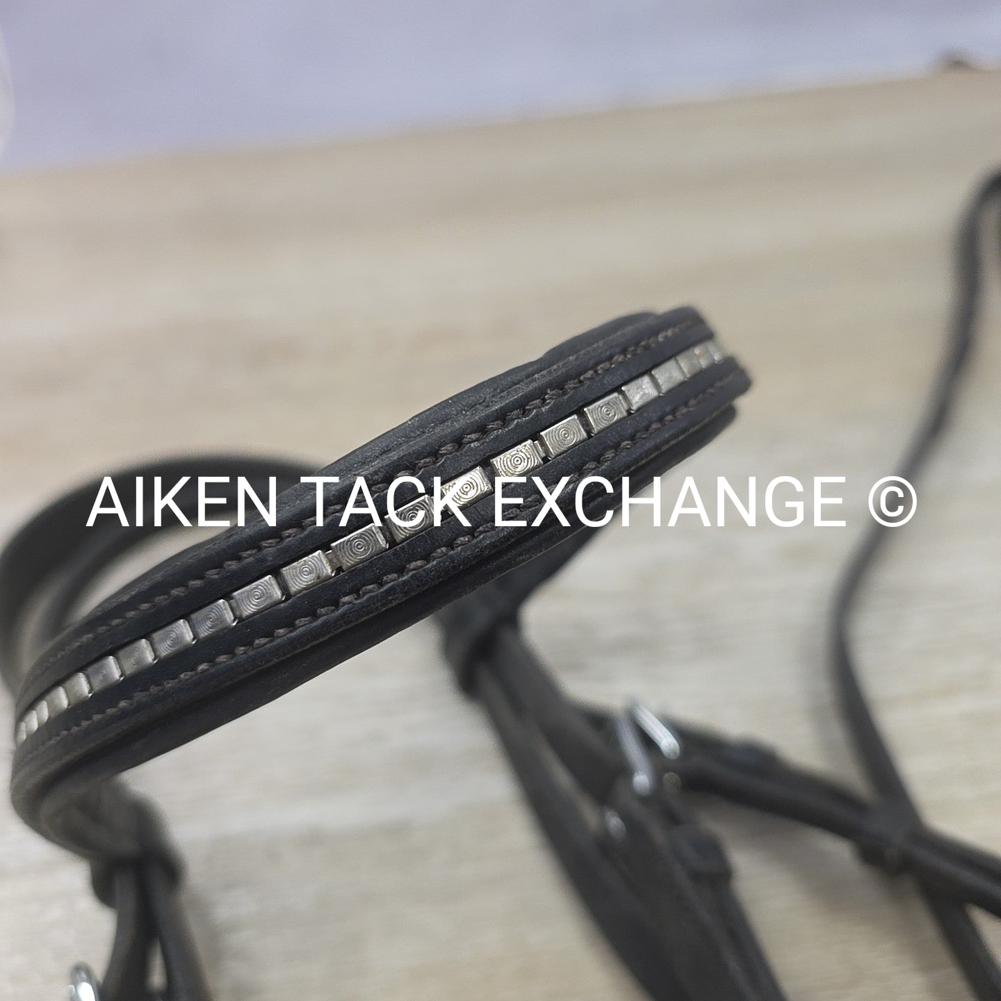 BARGAIN BUNDLE: Dressage Bridle (Missing Flash) with Laced Reins & Flat Leather