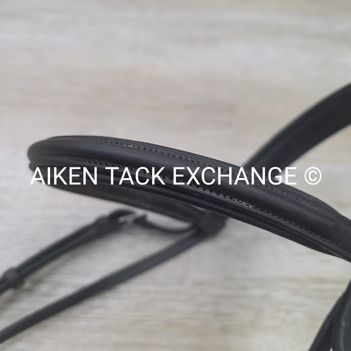 Avalon Plain Raised Bridle, No Noseband, No Reins, Brown, Size X-Full