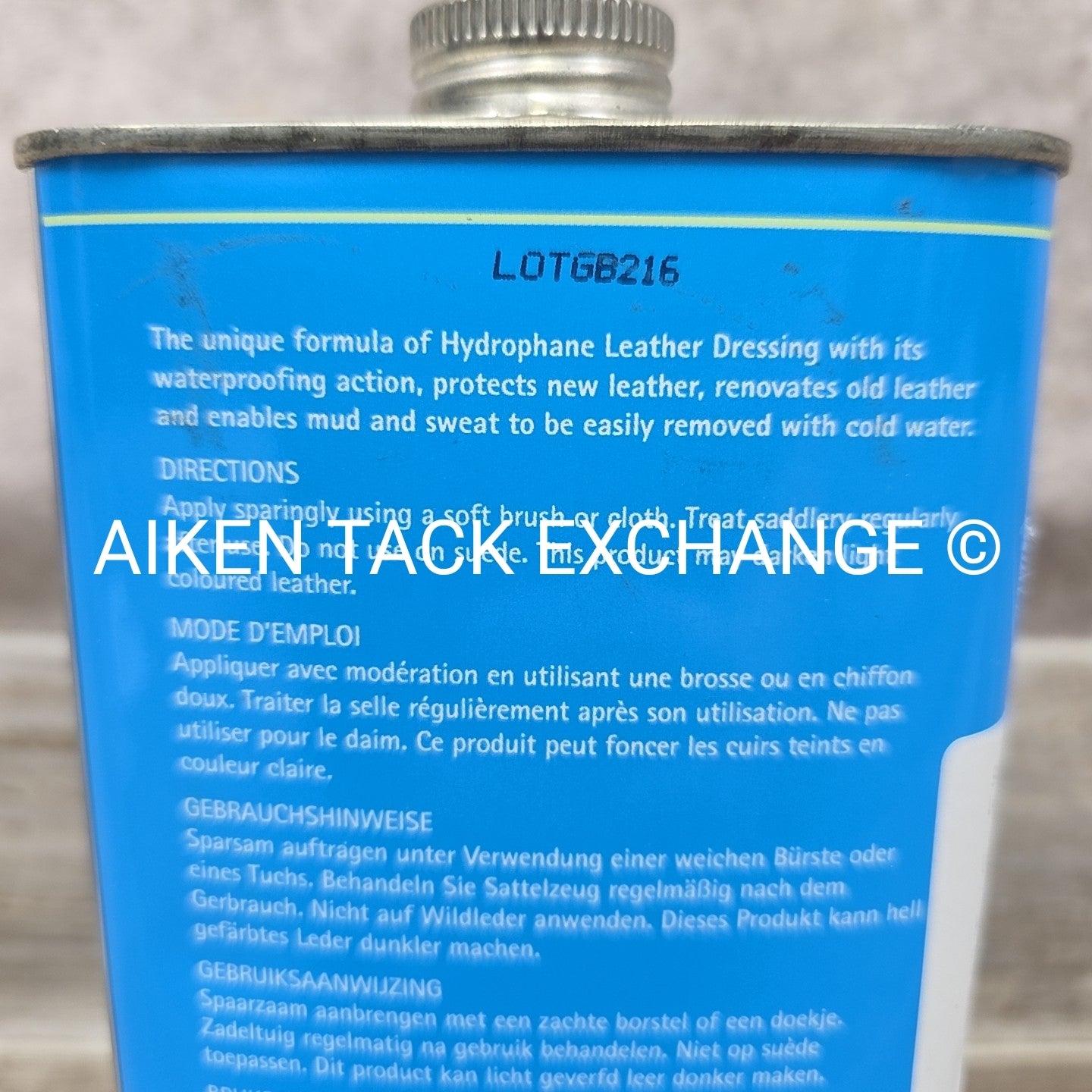 Hydrophane Leather Dressing, 500 mL (opened)