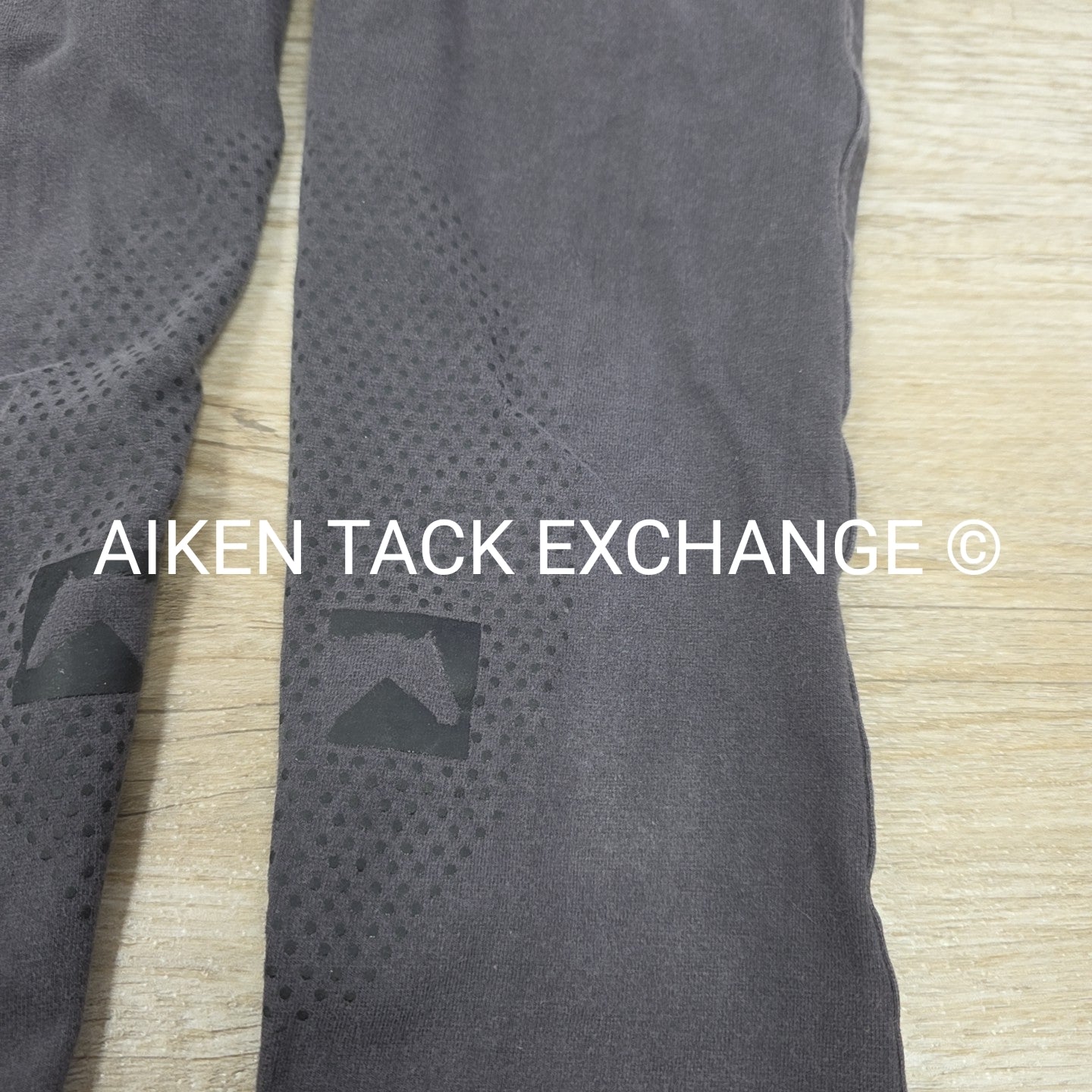 Dover Saddlery Riding Sport Silicone Grip Knee Patch Tights, Size 10