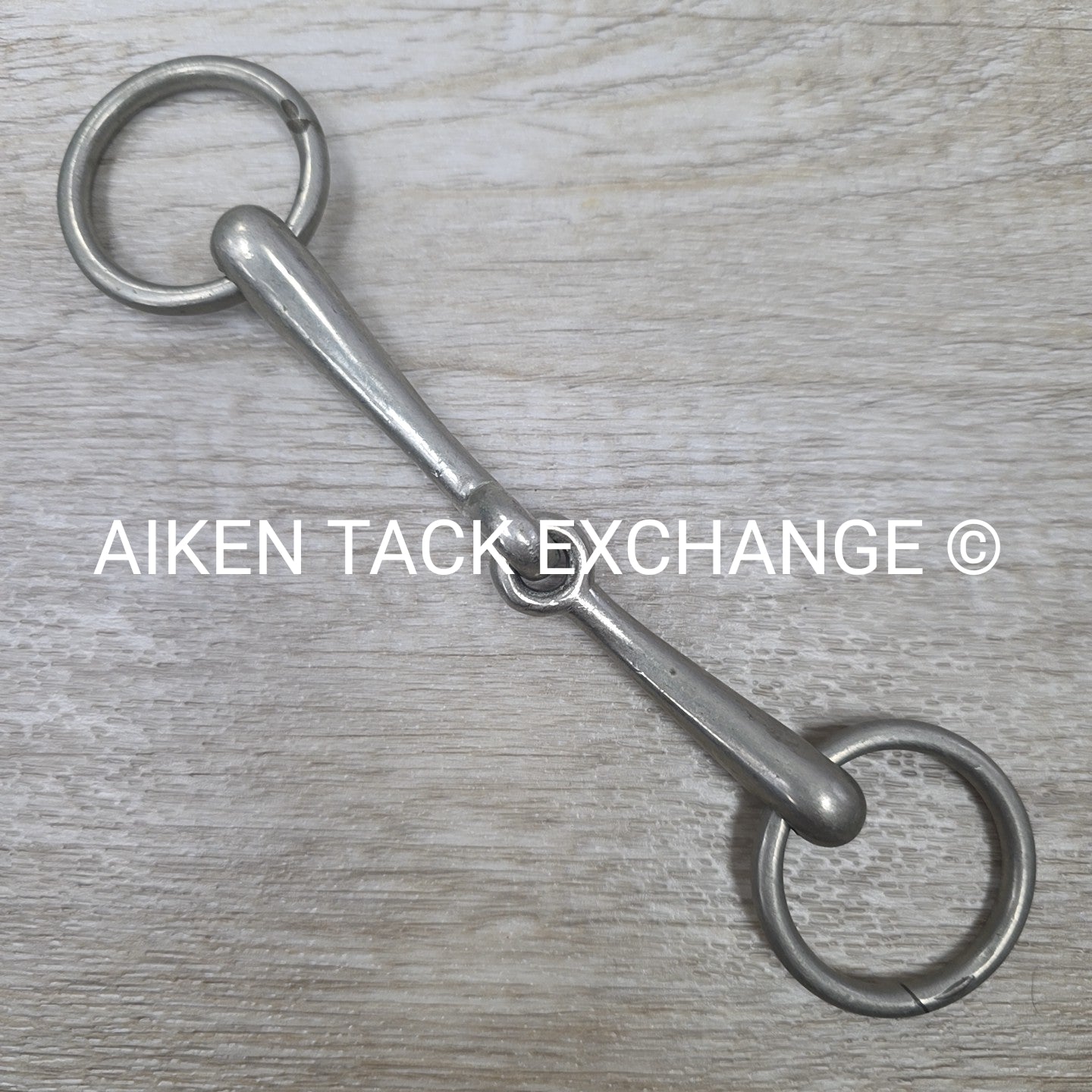 Star Steel Silver Single Joint Loose Ring Bradoon Bit 4.75"