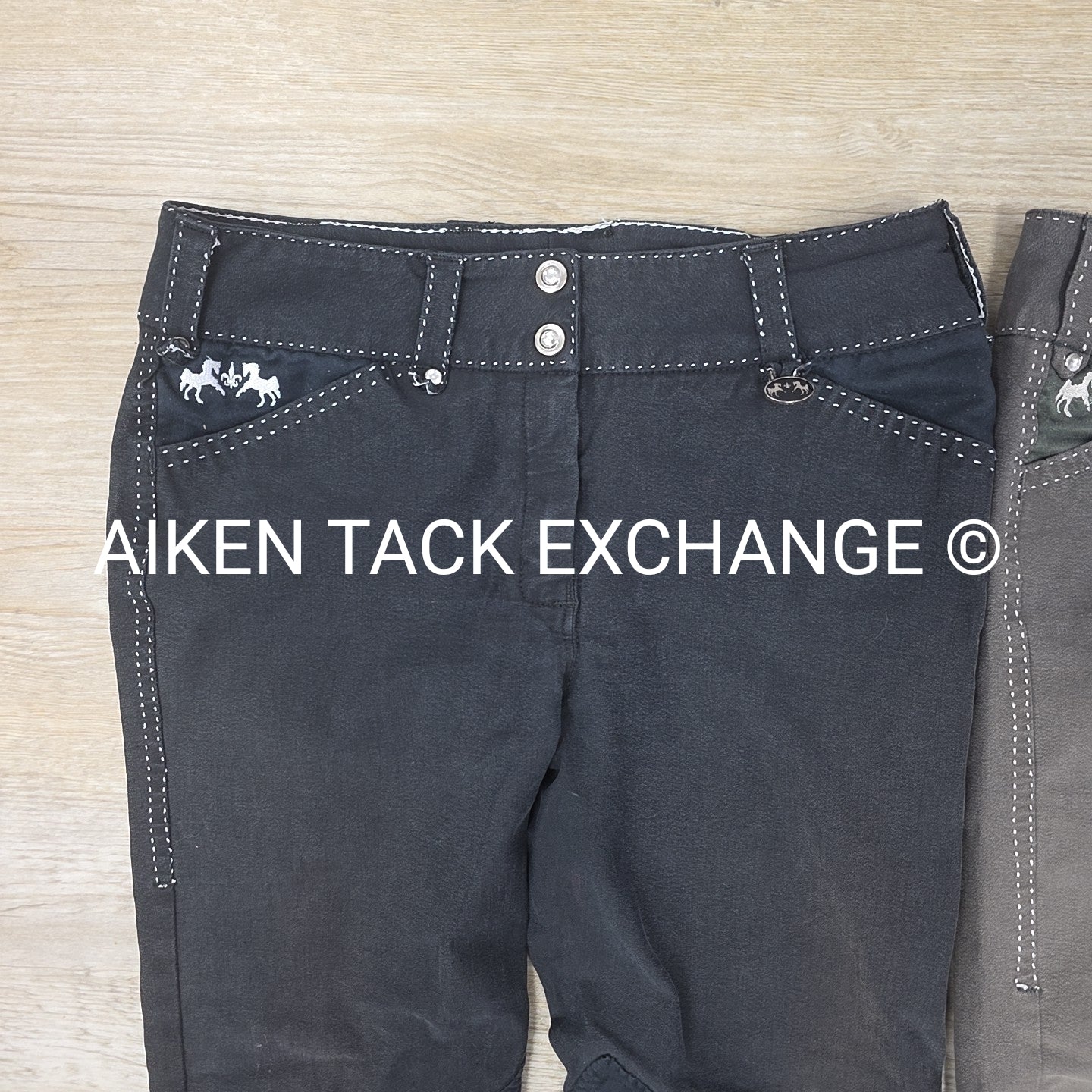 BARGAIN BUNDLE: 2 Pair Equine Couture Blakley Knee Patch Breeches, Size 30