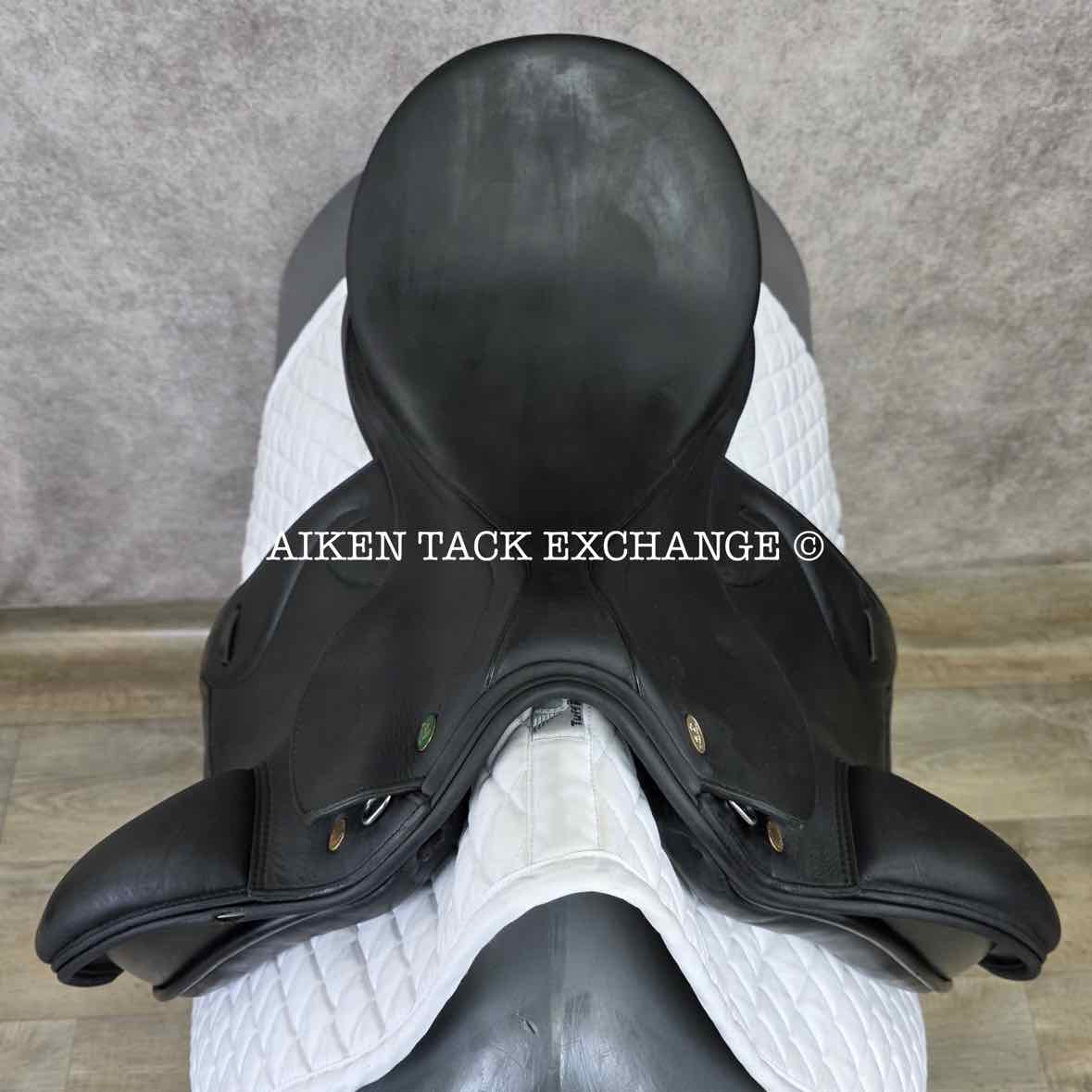 2005 Prestige Optimax Dressage Saddle, 18" Seat, 34 Tree - M/MW, Wool Flocked Panels