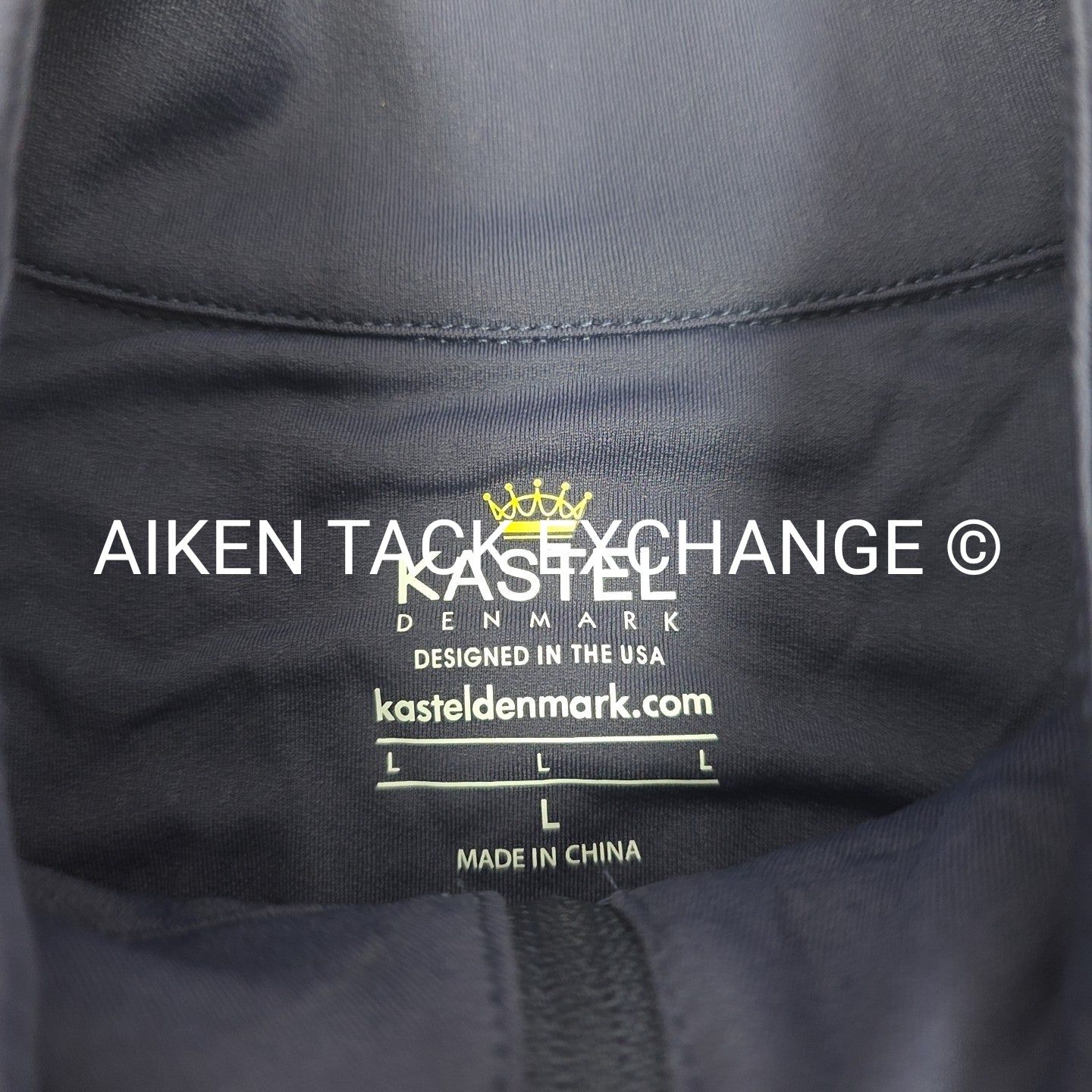 Kastel Denmark Lace Quarter Zip Cap Sleeve Top, Size Large