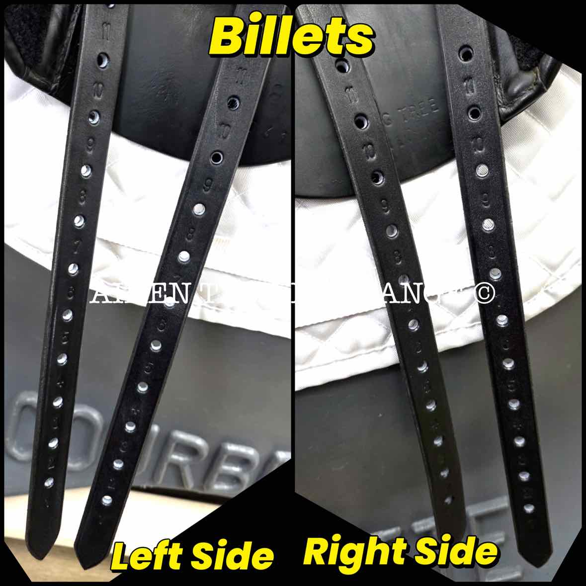 2007 Black Country Eloquence Dressage Saddle, 18" Seat, Wide Tree, Wool Flocked Panels