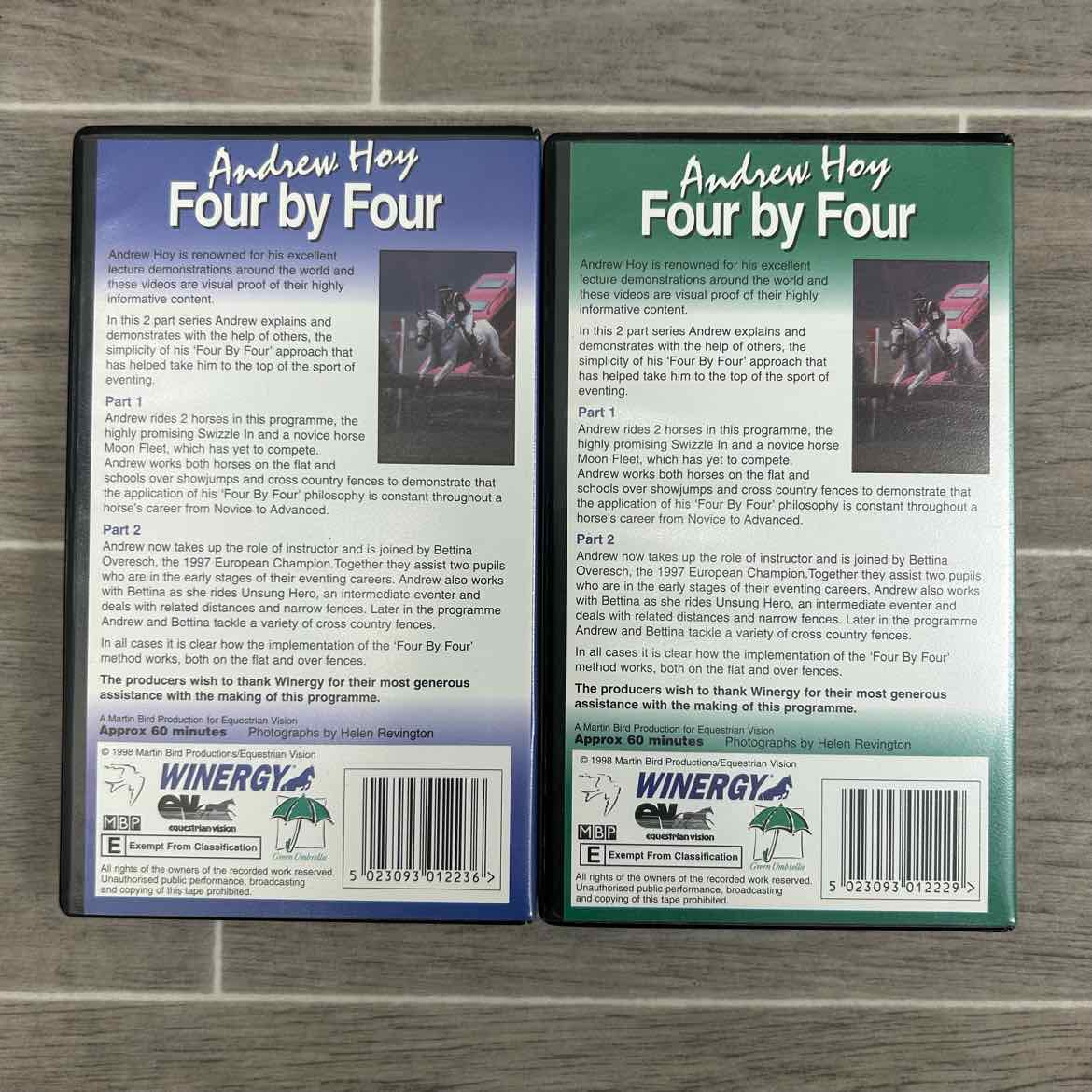 BARGAIN BUNDLE: Andrew Hoy Four by Four Part 1 & 2 VHS Set