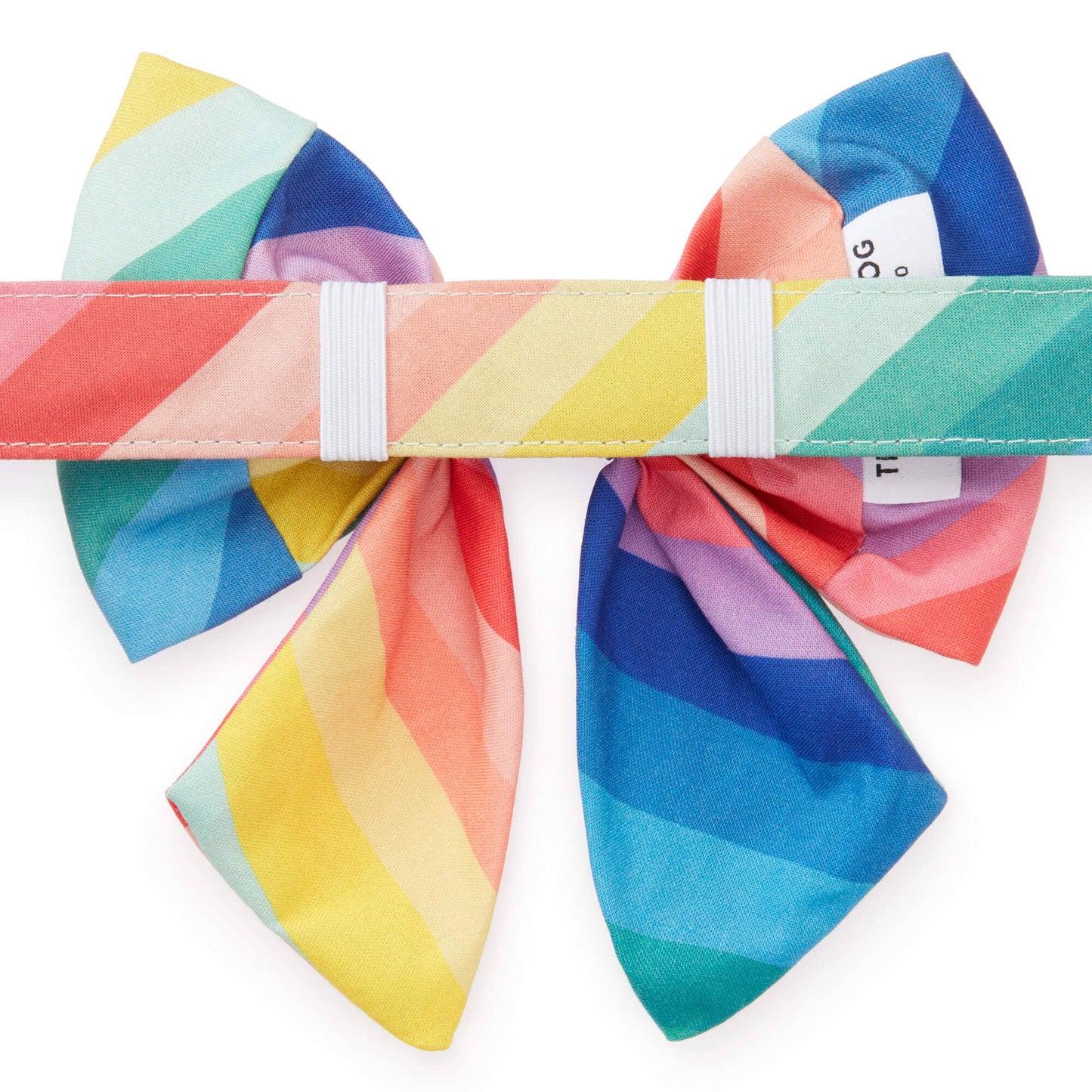 The Foggy Dog - Over the Rainbow St. Patrick's Day Lady Dog Bow: Large