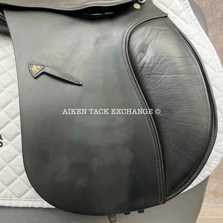 Jeffries Falcon Event All Purpose Saddle, 16.5" Seat, Wide Tree, Wool Flocked Panels