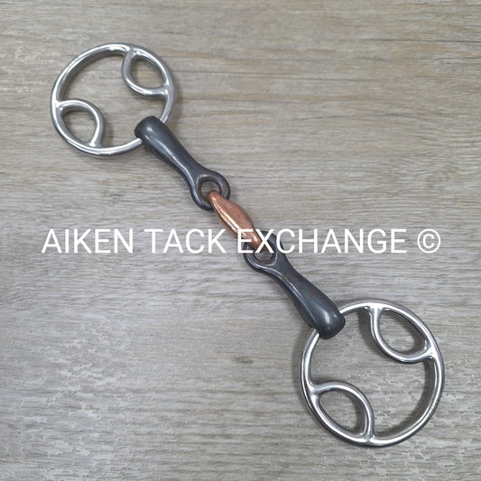 Shires Sweet Iron Bevel Loop Gag Bit 4.75"